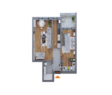 Apartament Nou 2 camere  de vanzare  Dacia